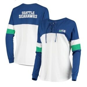 Seattle Seahawks NFL Team Apparel Top Women’s Size 2X and Infinity Scarf